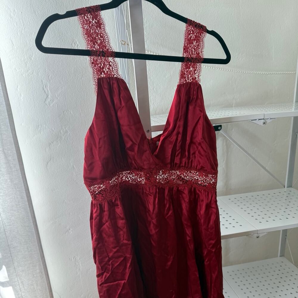 Reformation Elina silk dress New